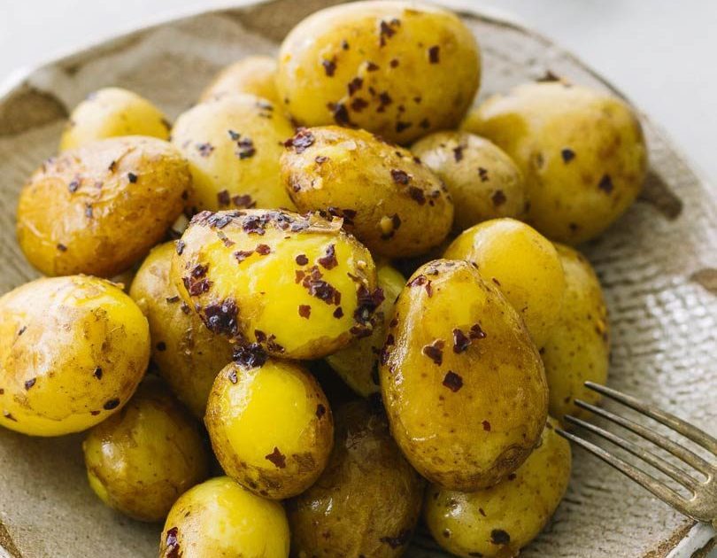 BABY POTATOES WITH DULSE BUTTER