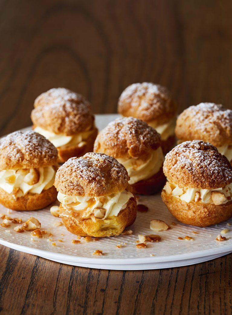 Choux Pastries With Lemon Chantilly & Macadamia Praline - Cuisine ...